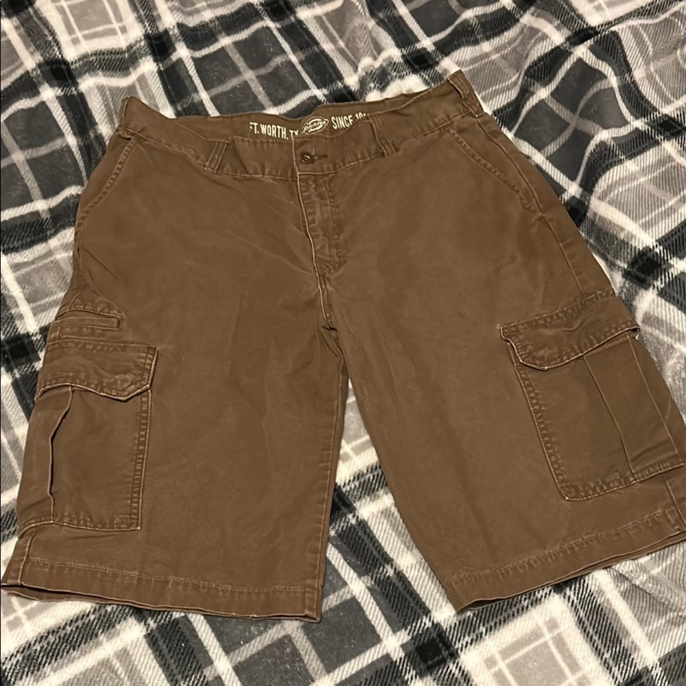 Brown Cargo Men Shorts